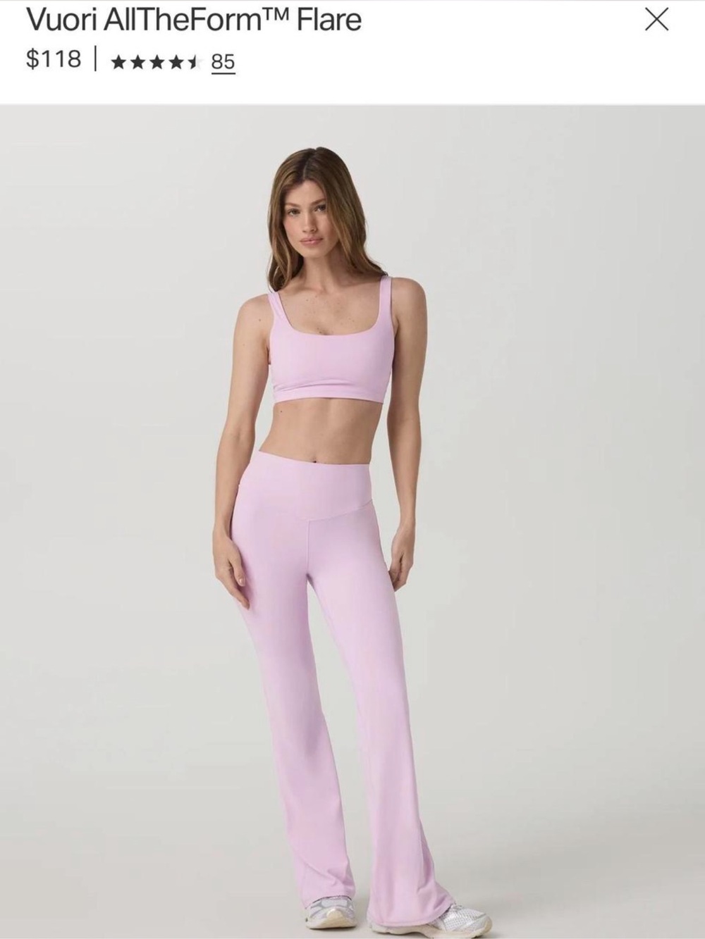 Vuori AllTheForm™ Flare Bra & Pant Set